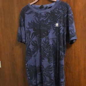 Floral G STAR RAW t shirt